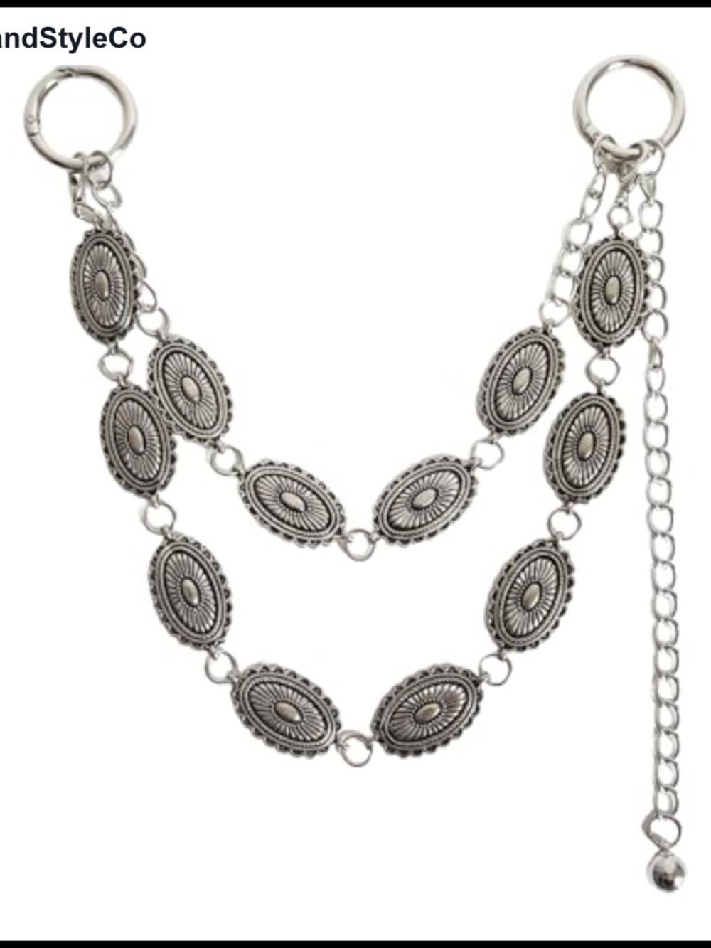Detachable Chains Keychain Purse Charm Metal Handbag Accessory